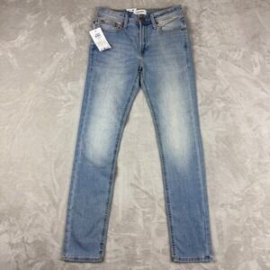 Jack & Jones Jeans Men 28x32(30.5) Blue Skinny/Liam JJILIAM JJORIGINAL Skate NWT